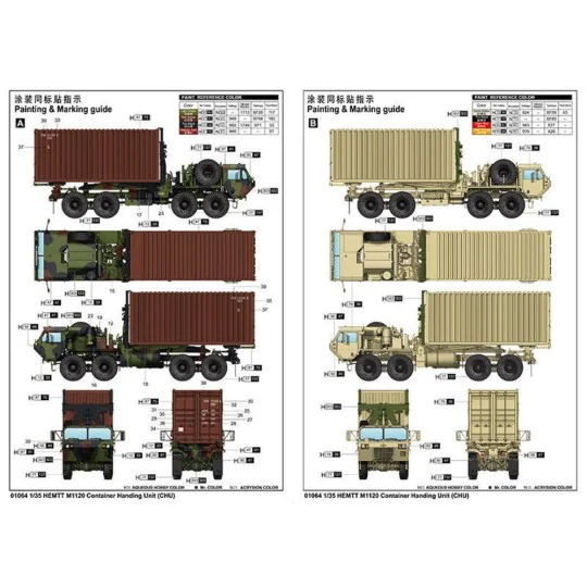 HEMTT M1120 Container Handing Unit (CHU), 1/35 - Trumpeter 01064