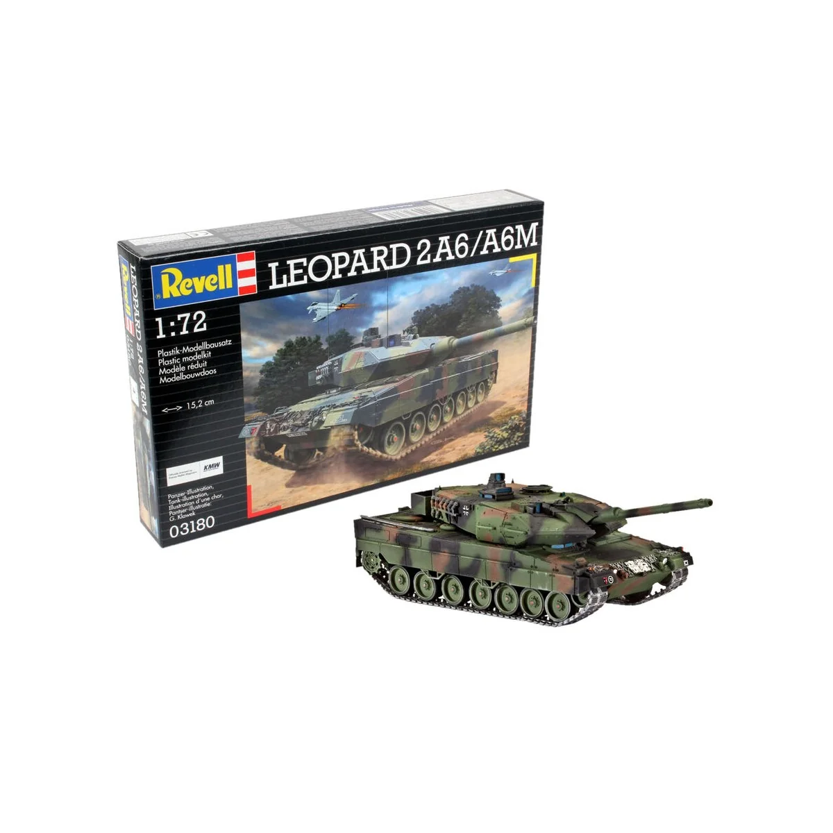 Leopard 2A6/A6M, 1/72 - Revell 03180
