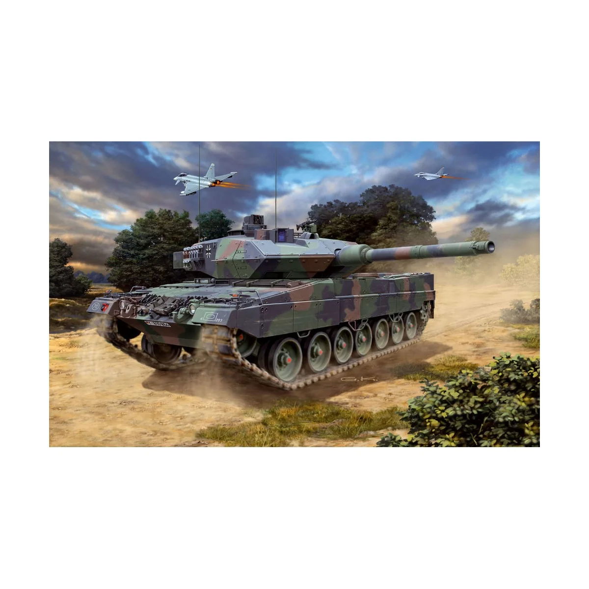 Leopard 2A6/A6M, 1/72 - Revell 03180