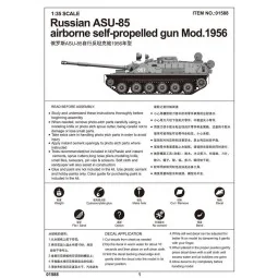 ASU-85 airborne self-propelled gun Mod., 1/35 - Trumpeter 01588 2