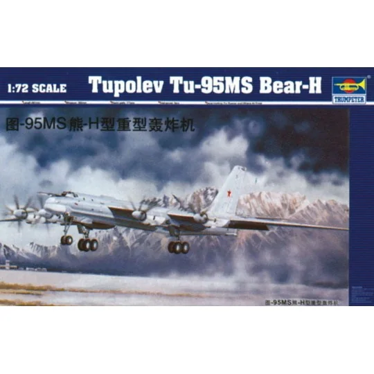 Tupolev Tu-95 MS Bear-H, 1/72 - Trumpeter 01601