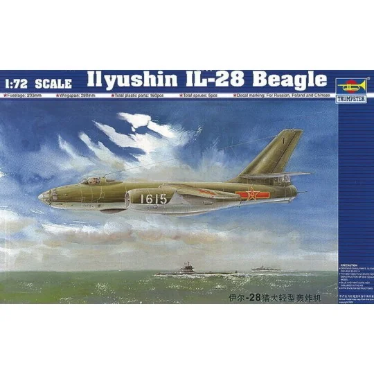 Iljushin IL-28 Beagle, 1/72 - Trumpeter 01604