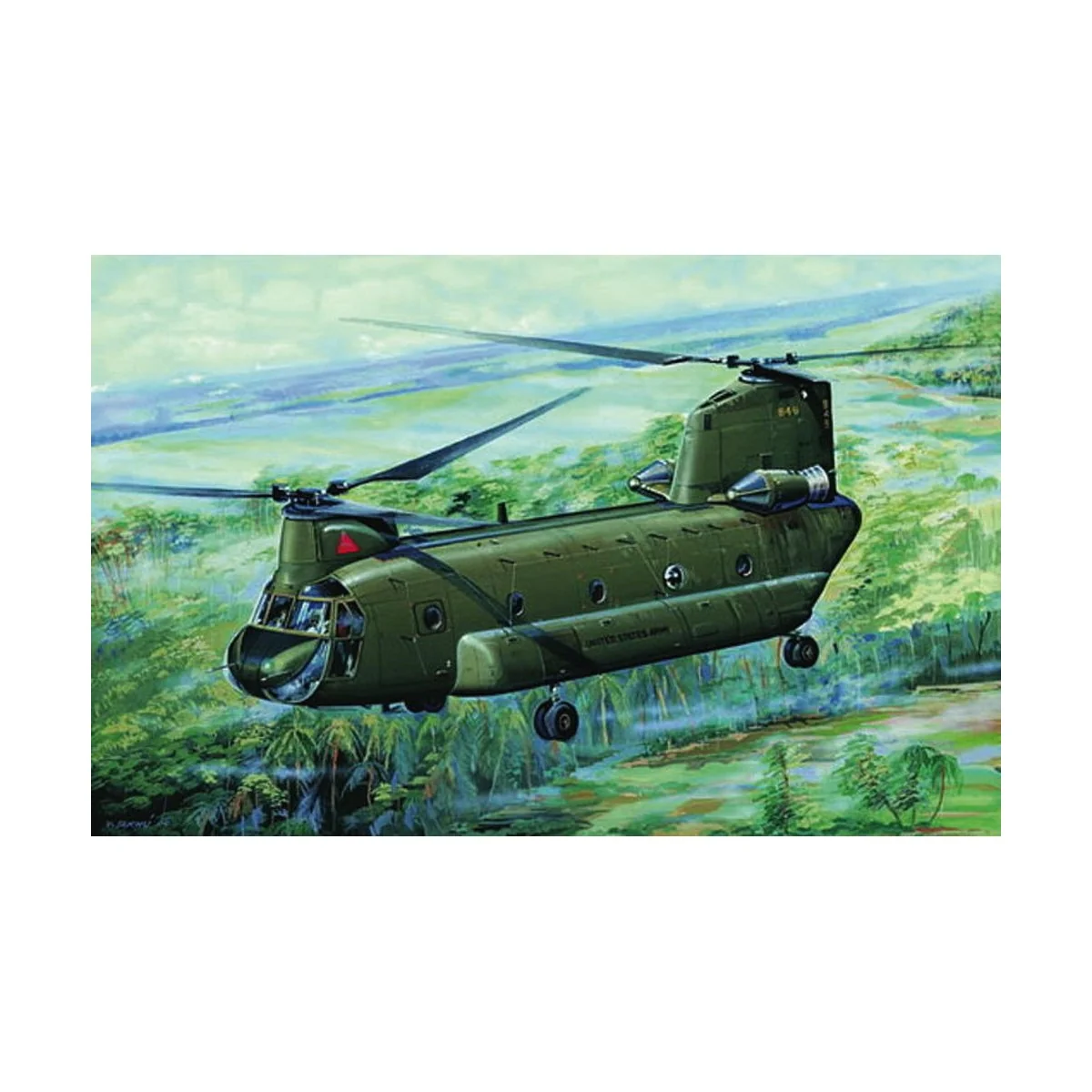 CH47A Chinook, 1/72 - Trumpeter 01621