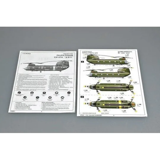 CH47A Chinook, 1/72 - Trumpeter 01621