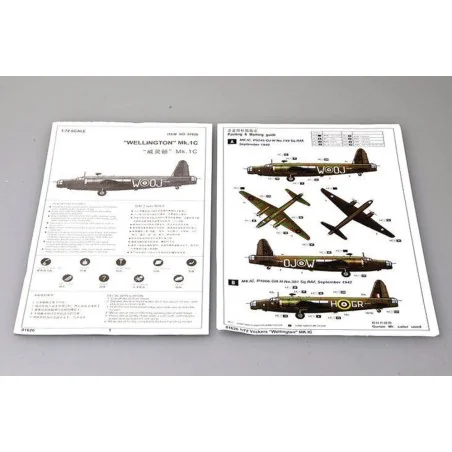 ''Wellington'' Mk.1C, 1/72 - Trumpeter 01626