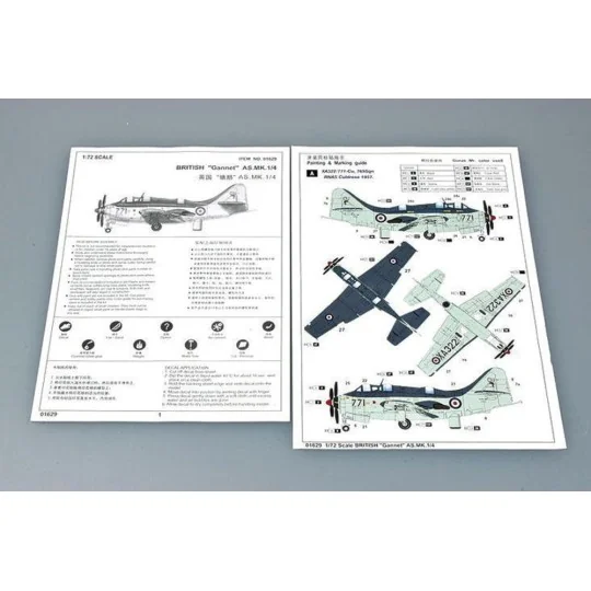 British Gannet AS.MK. 1/4, 1/72 - Trumpeter 01629