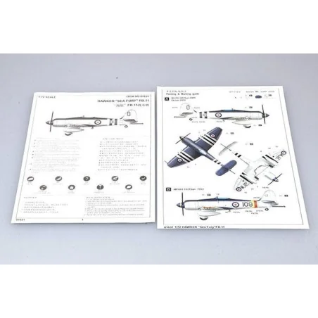 Hawker ''Sea Fury'' FB.11, 1/72 - Trumpeter 01631