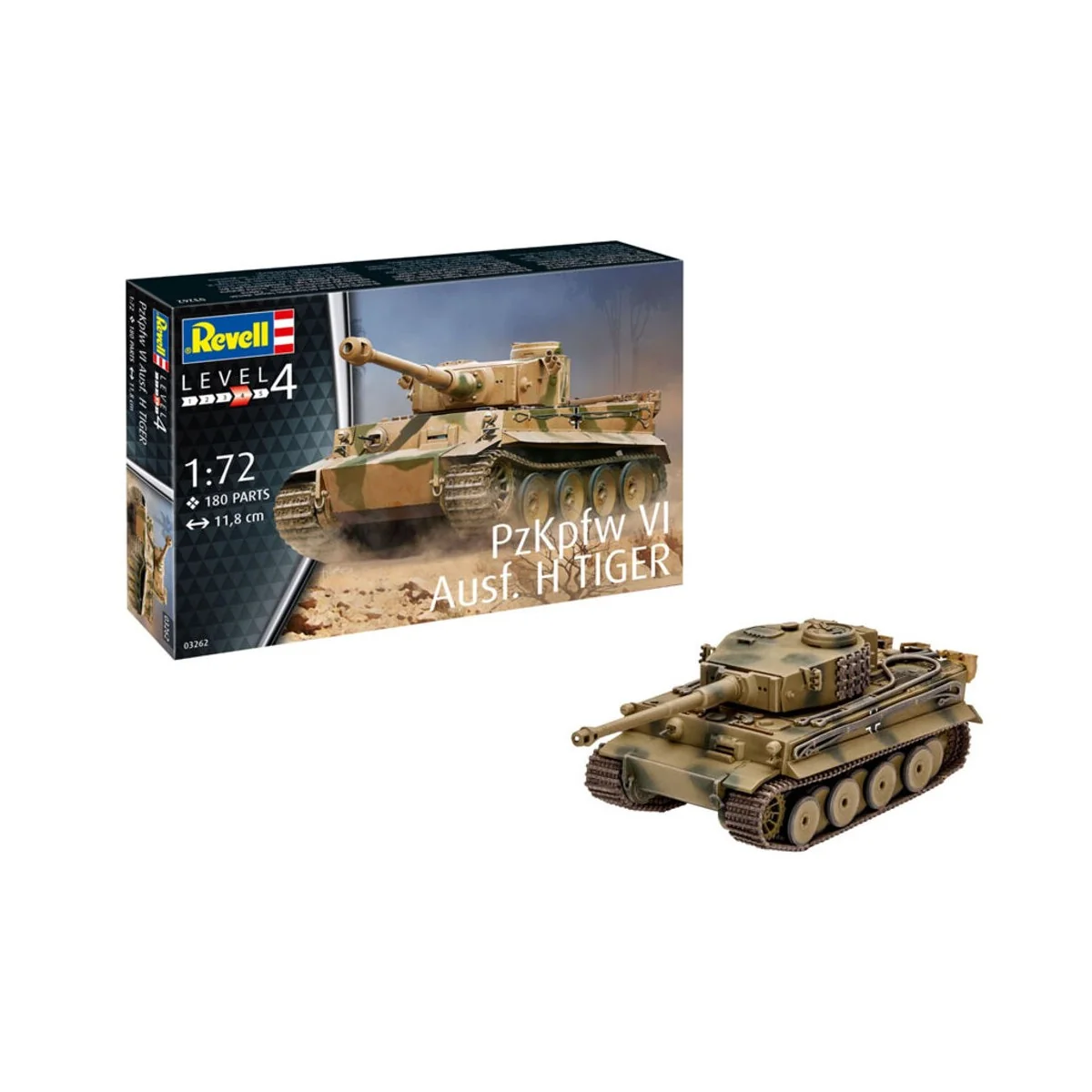 PzKpfw VI Ausf. H TIGER, 1/72 - Revell 03262