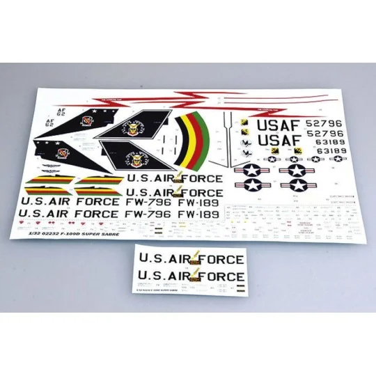 North American F-100D Super Sabre, 1/32 - Trumpeter 02232