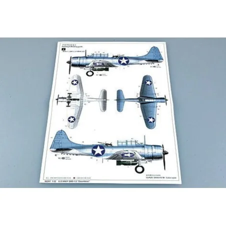 SBD-1/2 Dauntless US Navy, 1/32 - Trumpeter 02241