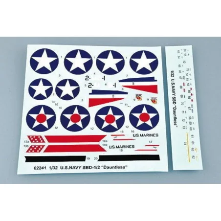 SBD-1/2 Dauntless US Navy, 1/32 - Trumpeter 02241