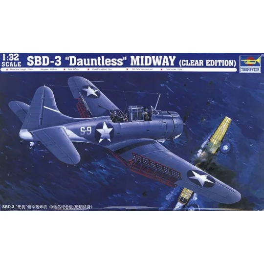 SBD-3 Dauntless Midway US Navy, 1/32 - Trumpeter 02244