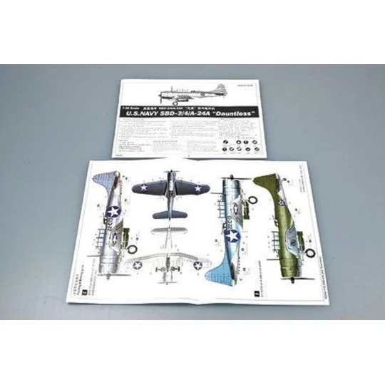 SBD-3/4/A-24A Dauntless US Navy, 1/32 - Trumpeter 02242