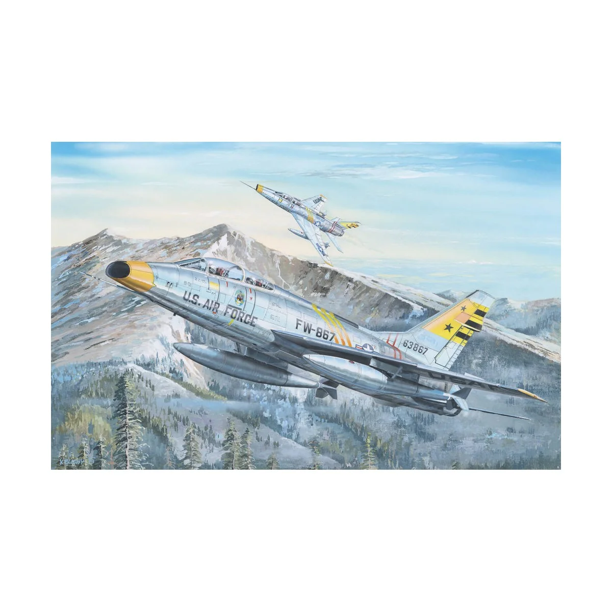 F-100F Super Sabre, 1/32 - Trumpeter 02246