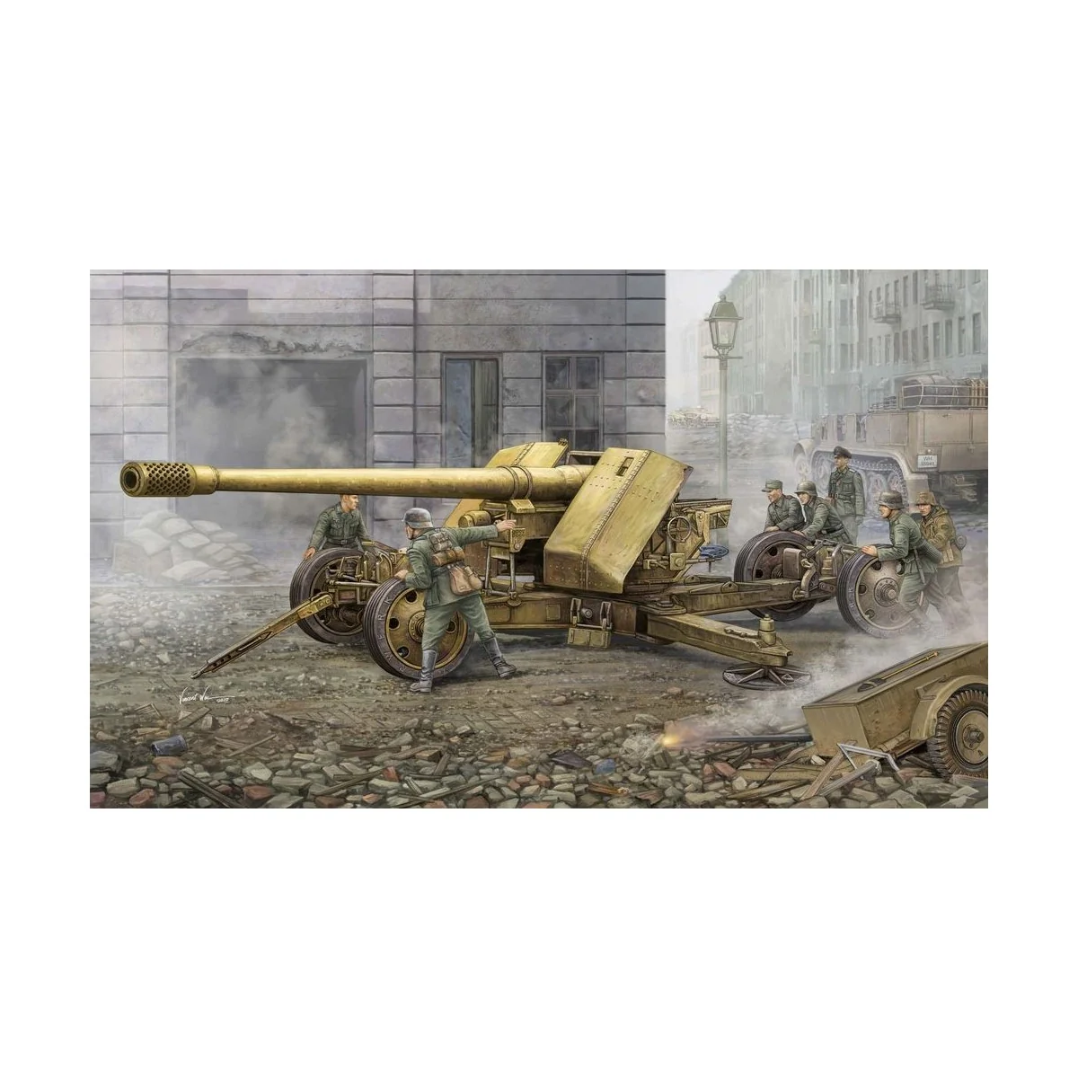 German 128mm Pak44 (Krupp), 1/35 - Trumpeter 02317