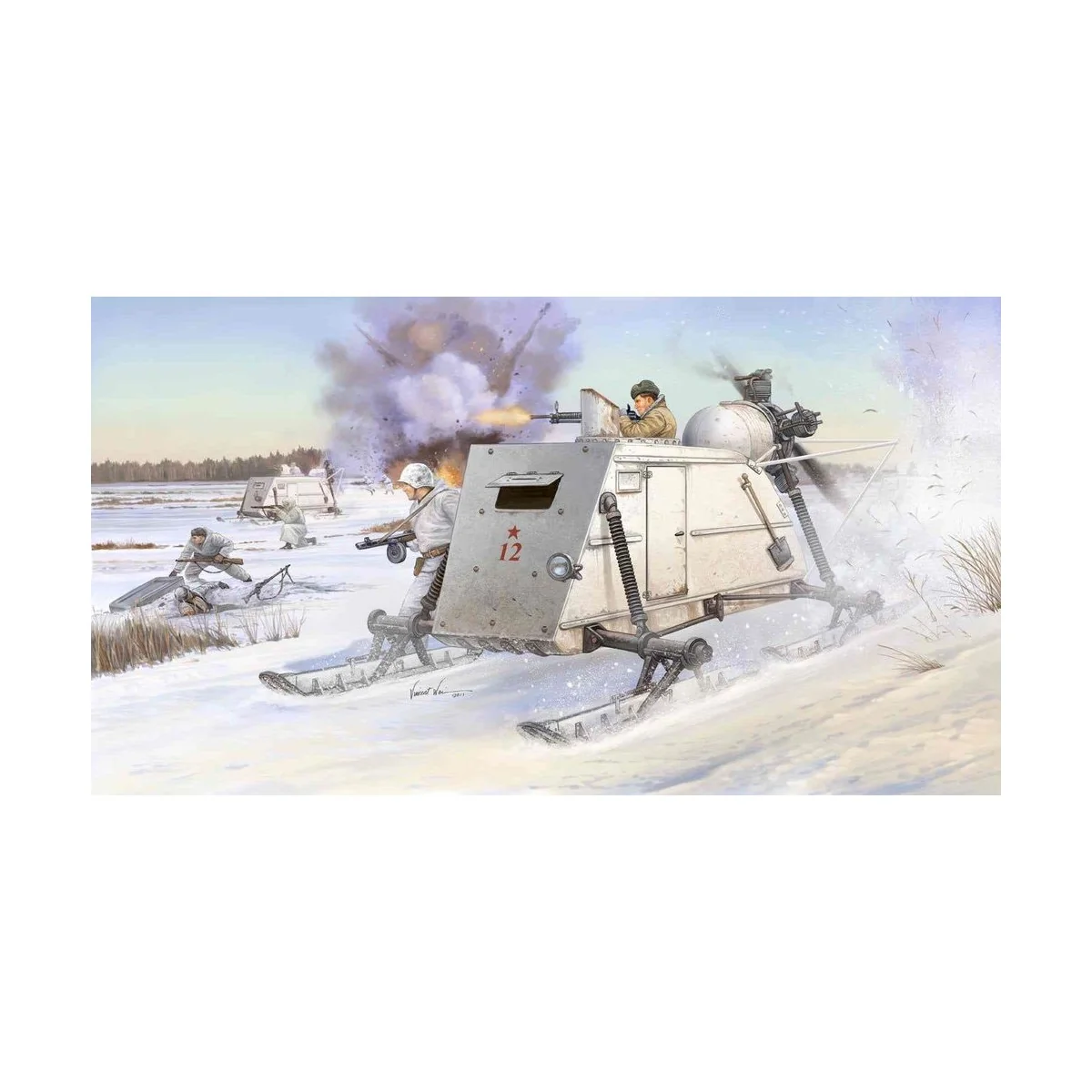 Soviet NKL-26 Armoured Aerosan, 1/35 - Trumpeter 02321