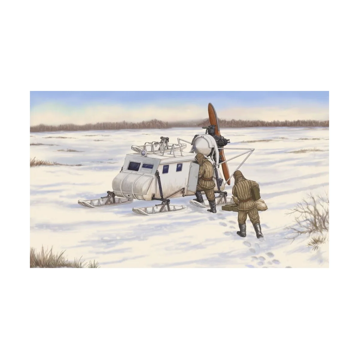 Soviet NKL-16 Armoured Aerosan, 1/35 - Trumpeter 02337
