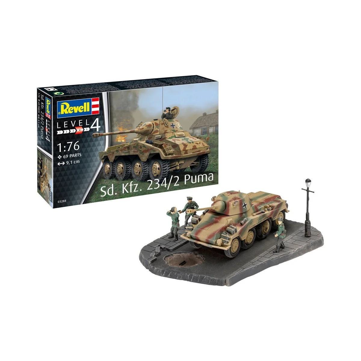 Sd.Kfz. 234/2 Puma, 1/76 - Revell 03288