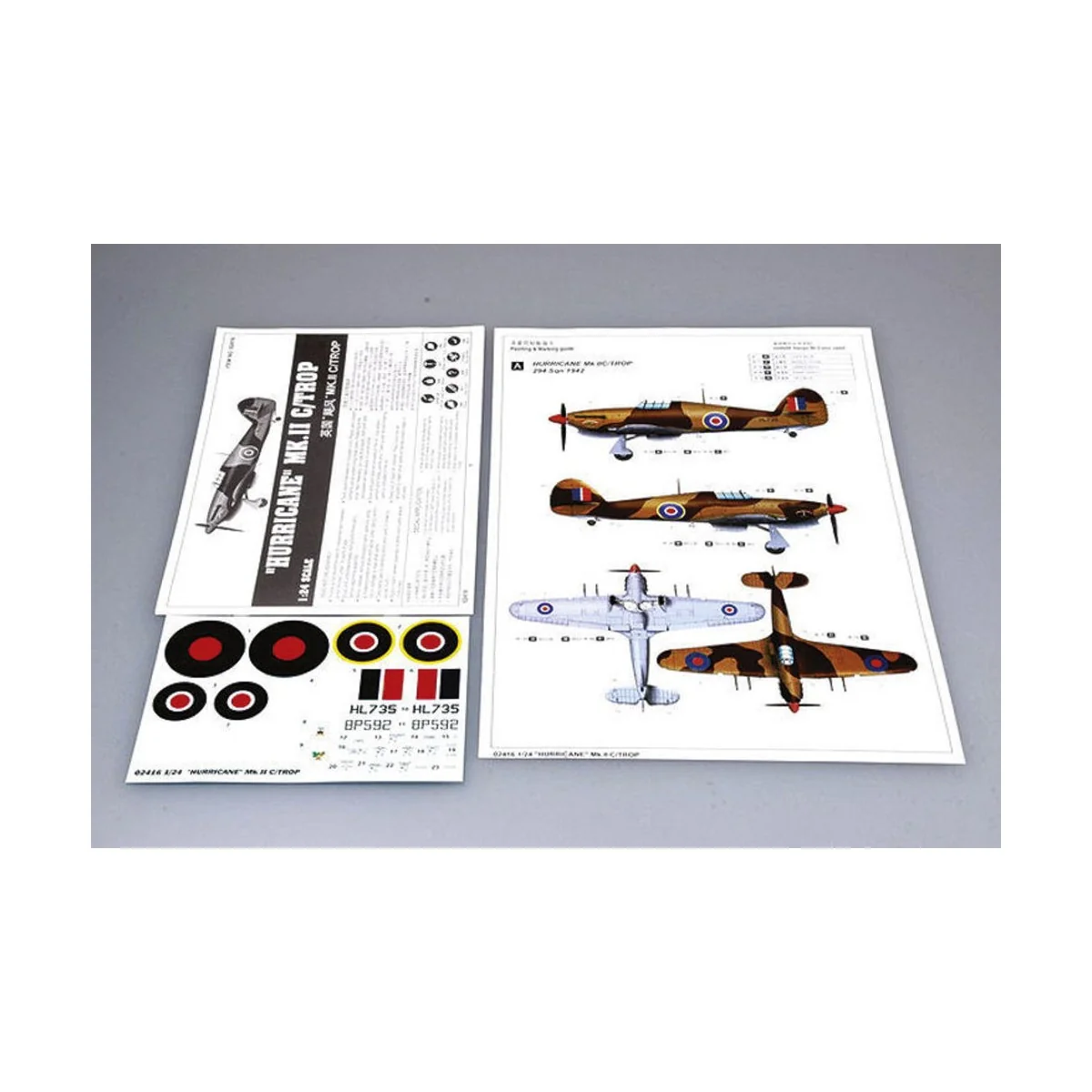 Hurricane MK.II C/TROP, 1/24 - Trumpeter 02416