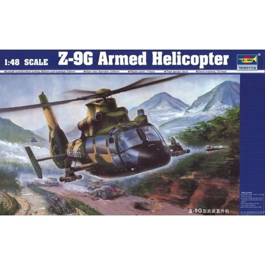 Z-9 G Bewaffneter Helicopter, 1/48 - Trumpeter 02802