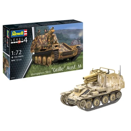 Sturmpanzer 38(t) Grille Ausf. M, 1/72 - Revell 03315 Sturmpanzer 38(t) Grille Ausf. M, 1/72 - Revell 03315