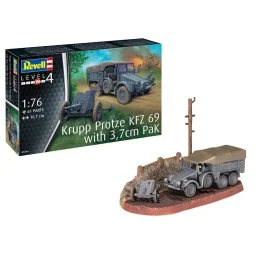 Krupp Protze KFZ 69 with 3,7cm Pak - Revell 3344