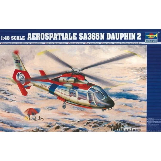 Eurocopter SA 365 N Dauphin 2, 1/48 - Trumpeter 02816