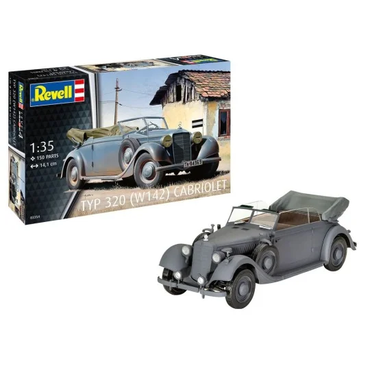 Typ 320 (W142) Cabriolet, 1/35 - Revell 03354 Typ 320 (W142) Cabriolet, 1/35 - Revell 03354