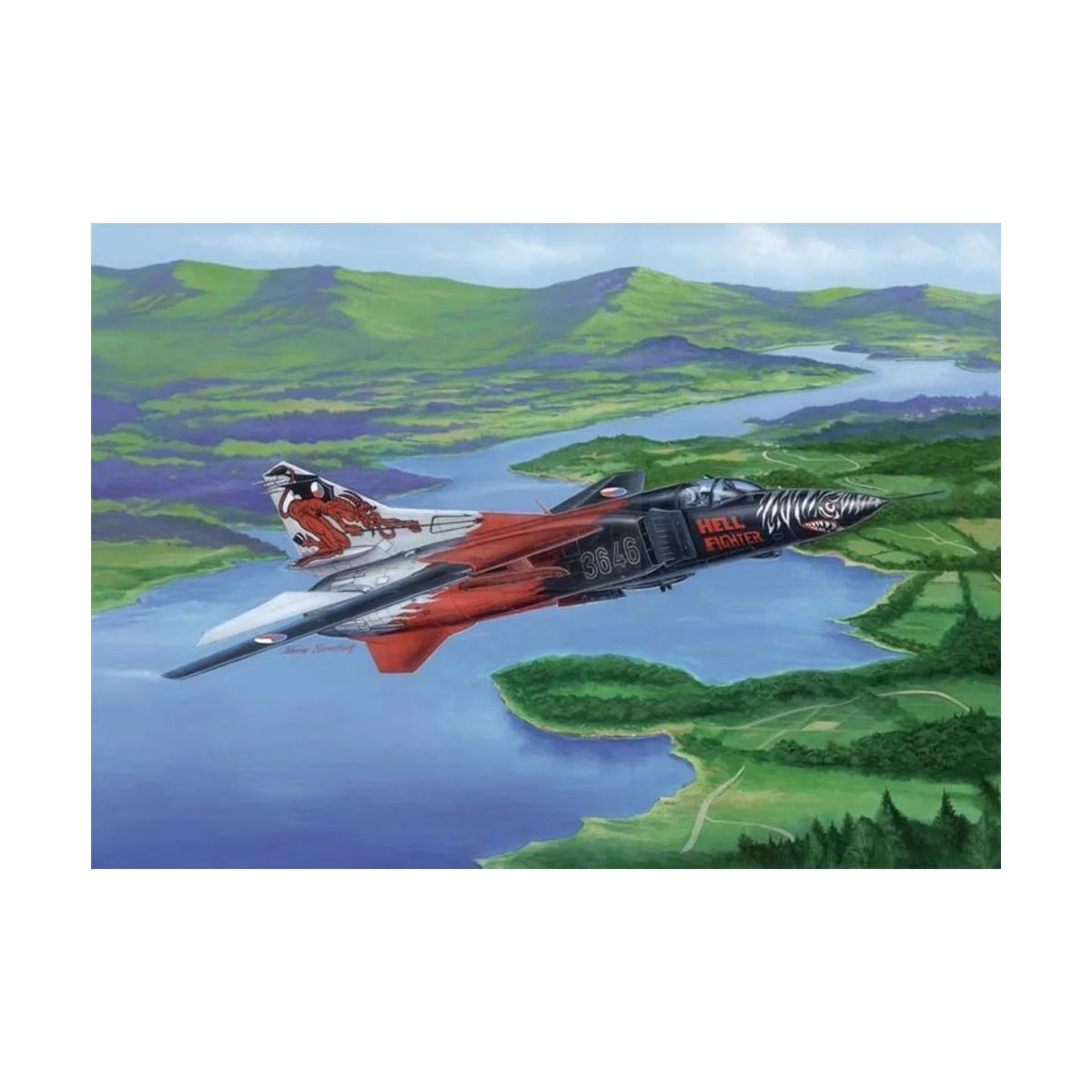 Russian MIG-23MF Flogger-B, 1/48 - Trumpeter 02854