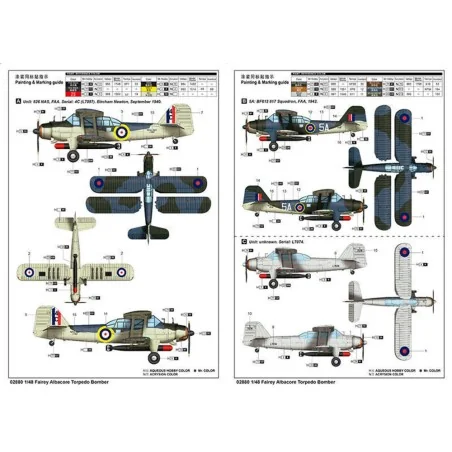 Fairey Albacore Torpedo Bomber, 1/48 - Trumpeter 02880