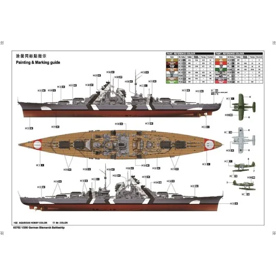 Bismarck, 1/200 - Trumpeter 03702