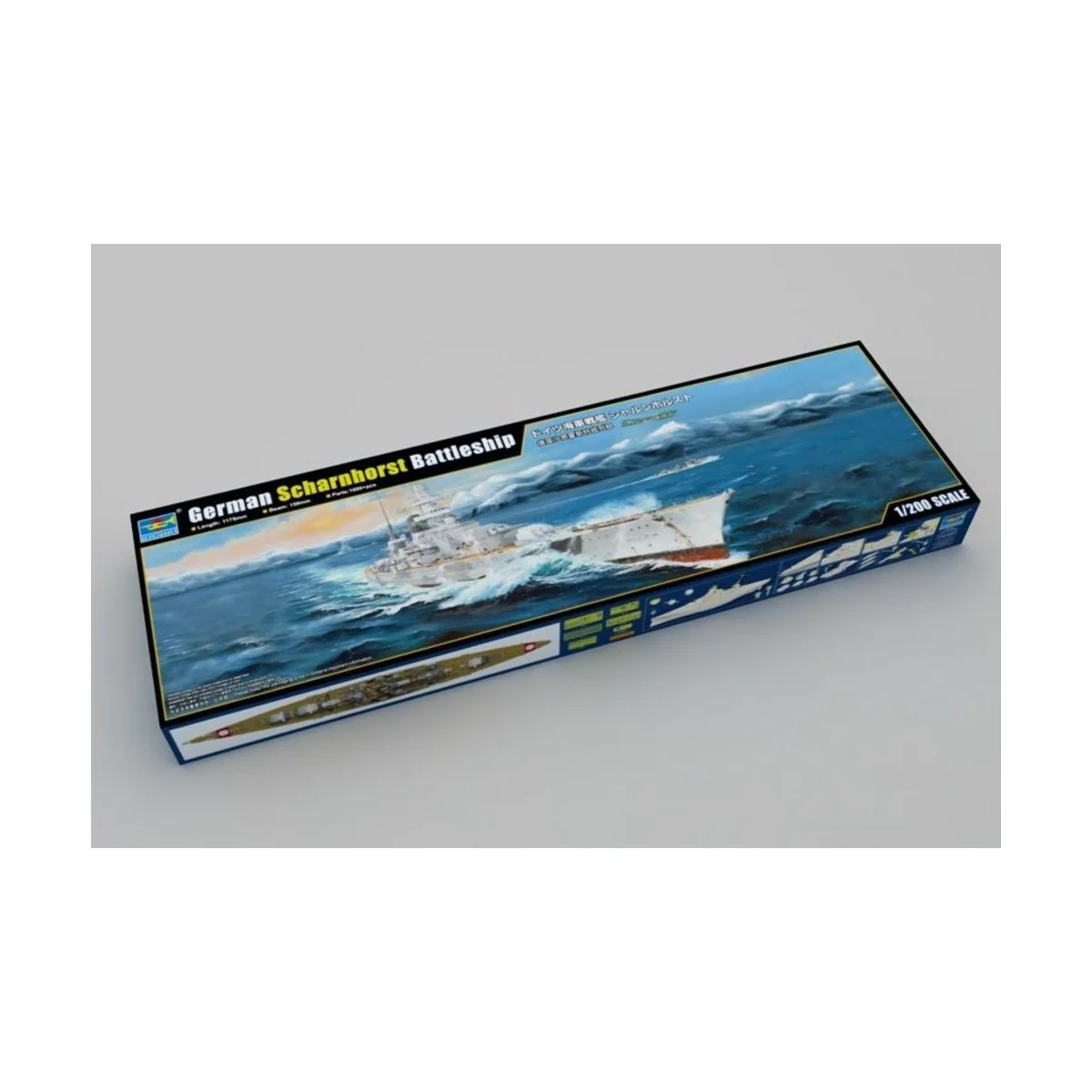 German Scharnhorst Battleship, 1/200 - Trumpeter 03715