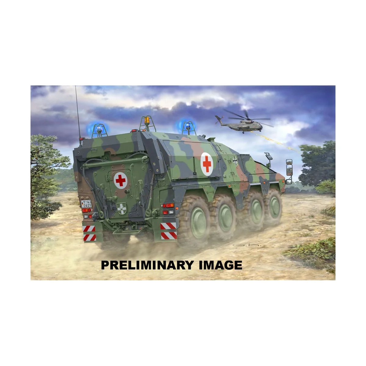 GTK Boxer sgSANKfz, 1/72 - Revell 03362 GTK Boxer sgSANKfz, 1/72 - Revell 03362