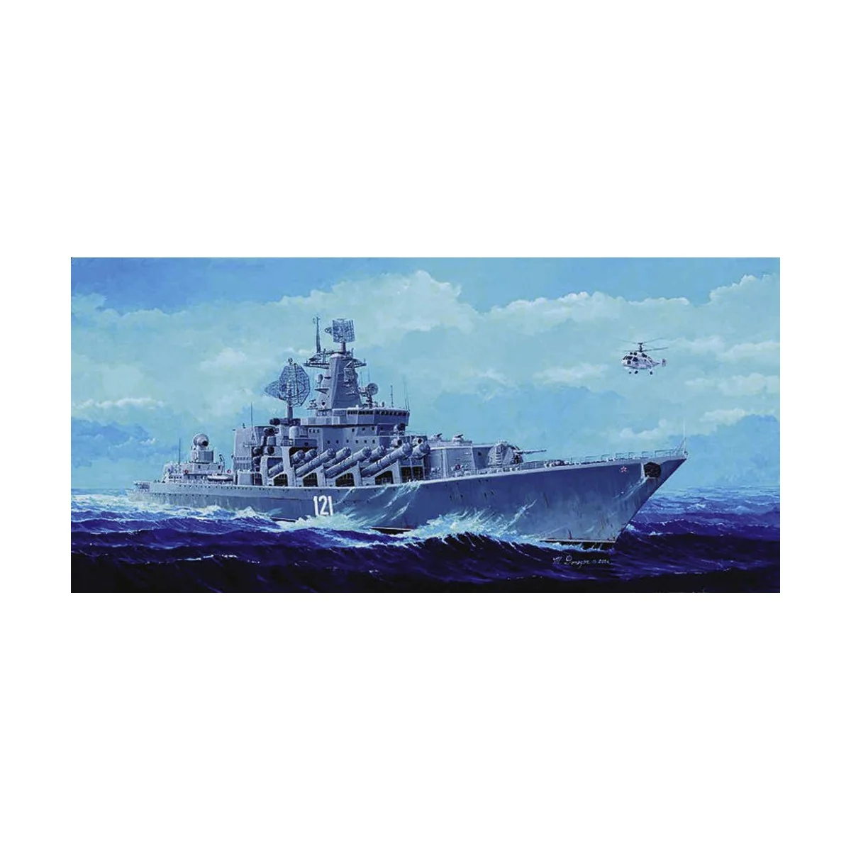 Moskva Russian Navy, 1/350 - Trumpeter 04518