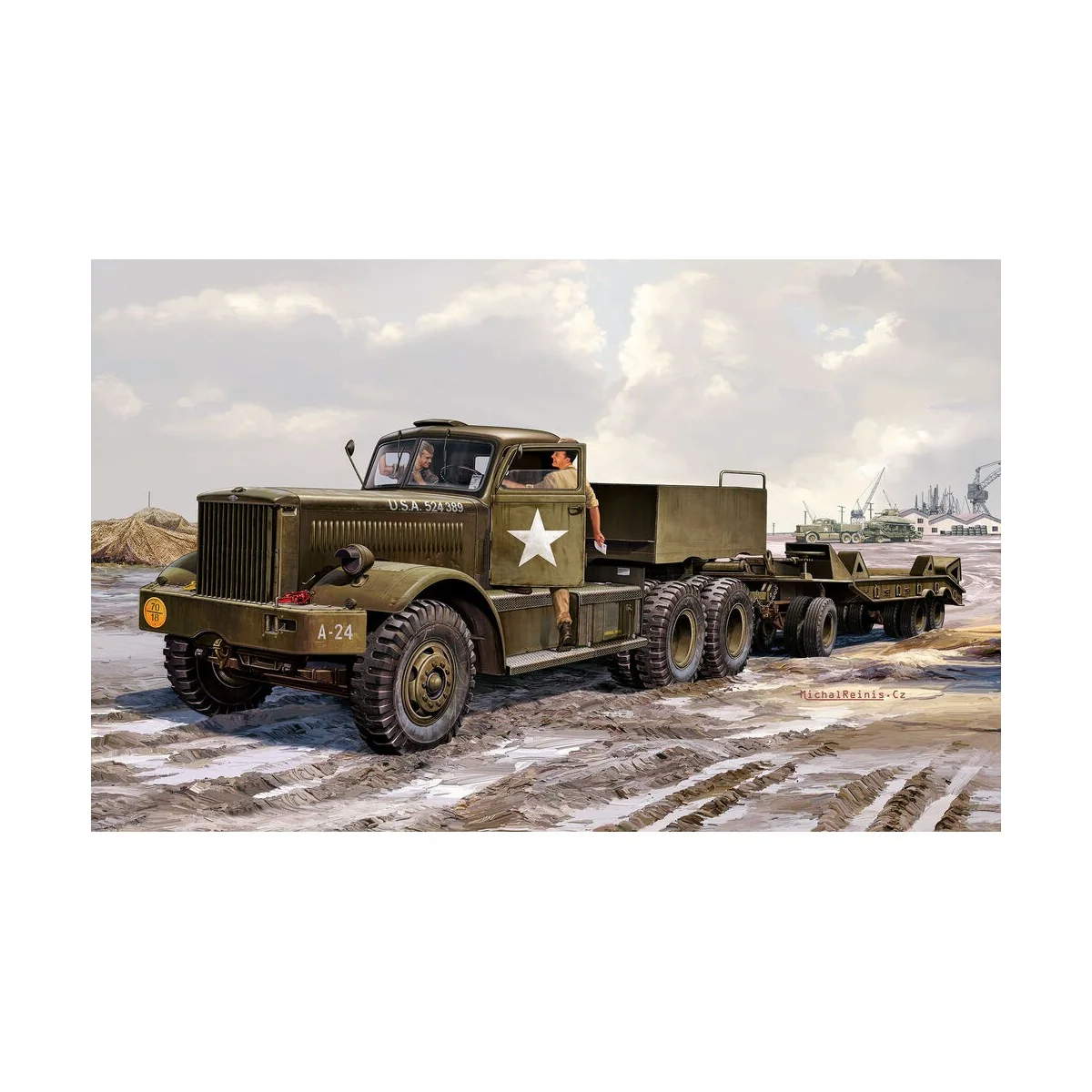 M19 Tank Transporter, 1/76 - Revell 03364 M19 Tank Transporter, 1/76 - Revell 03364