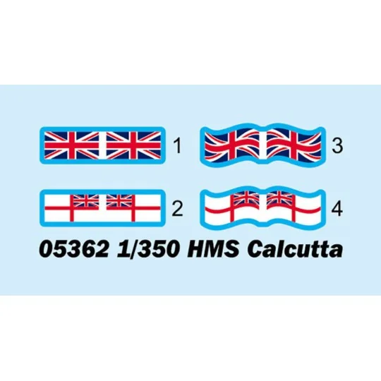HMS Calcutta, 1/350 - Trumpeter 05362