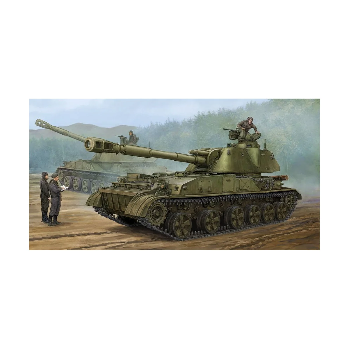 Soviet 2S3 152mm Self-Prop.Howitzer Earl, 1/35 - Trumpeter 05543