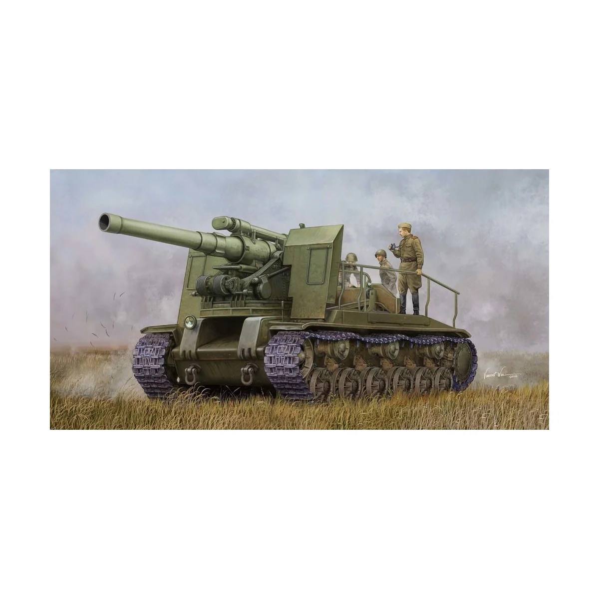 Soviet S-51 Self-Propelled Gun, 1/35 - Trumpeter 05583