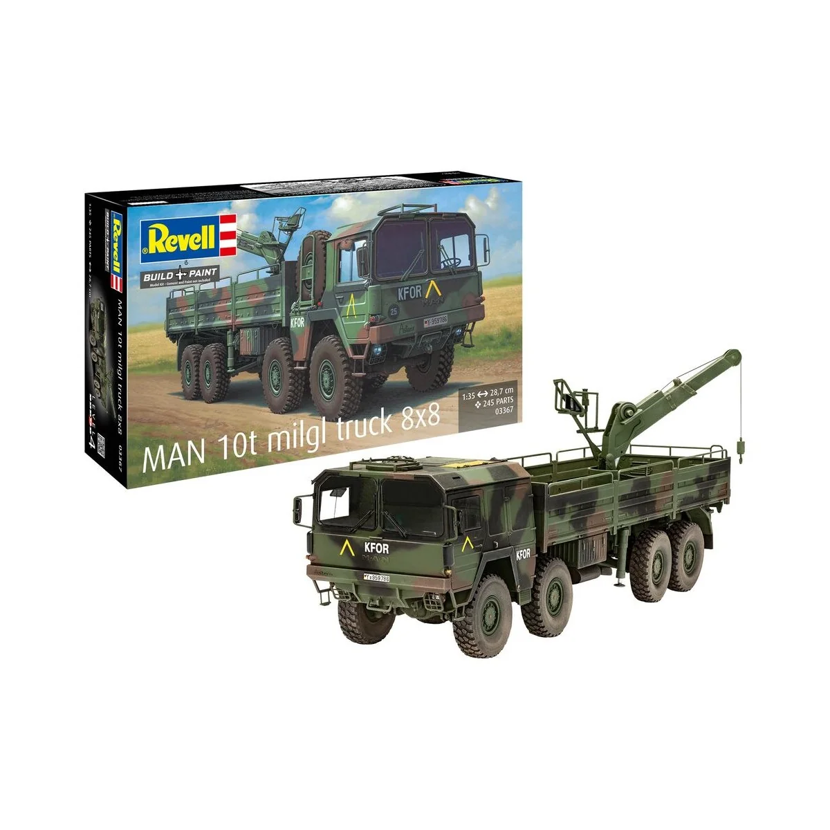 MAN 10t milgl truck 8x8, 1/35 - Revell 03367
