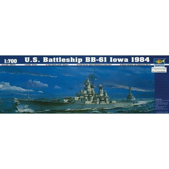 Schlachtschiff USS Iowa BB-61 1984, 1/700 - Trumpeter 05701