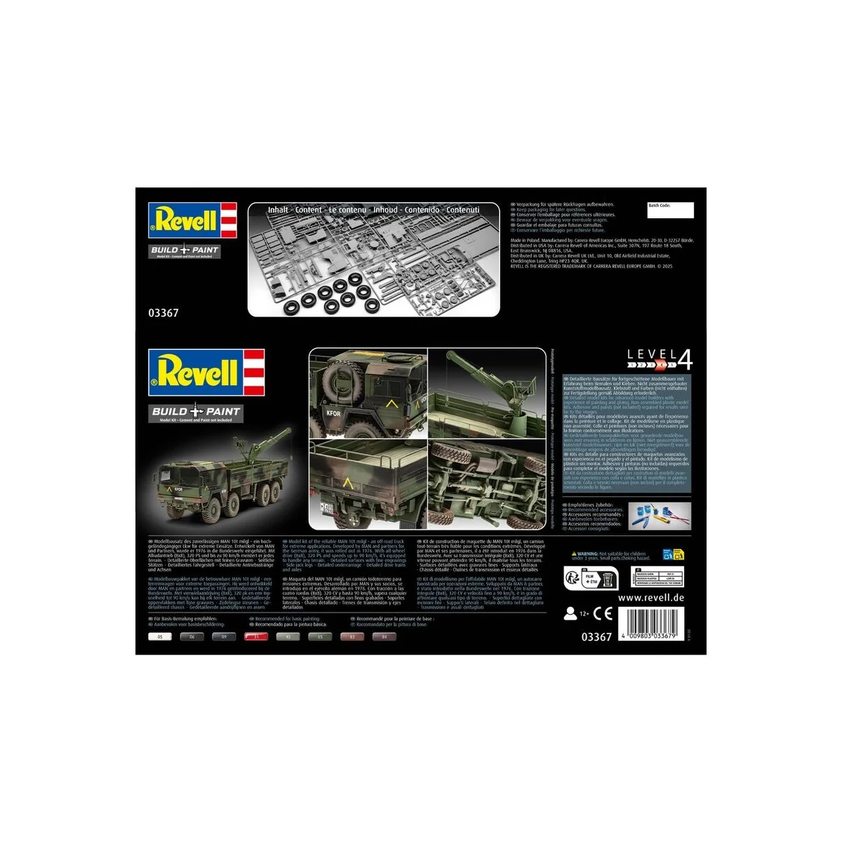 MAN 10t milgl truck 8x8 - Revell 03367