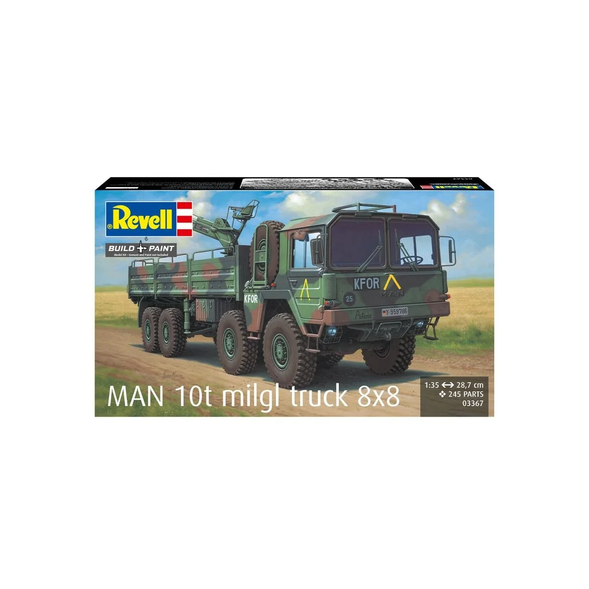 MAN 10t milgl truck 8x8, 1/35 - Revell 03367