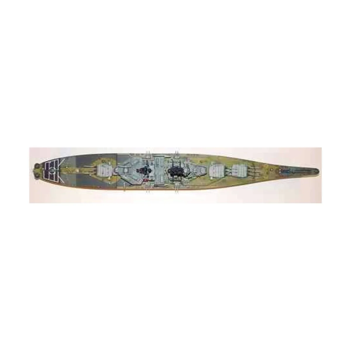 Schlachtschiff USS Wisconsin BB-64 1991, 1/700 - Trumpeter 05706