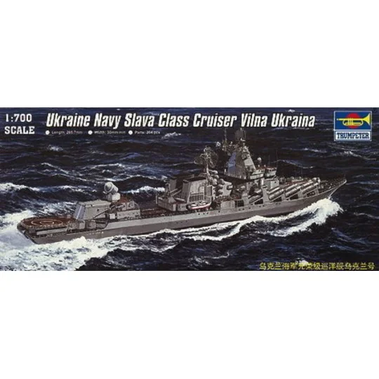 Ukr.Kreuzer Vilna Ukrai. Slava Class, 1/700 - Trumpeter 05723