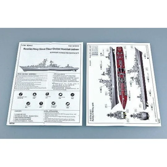 Russ. Kreuzer M. Ustinov Slava Klasse, 1/700 - Trumpeter 05722