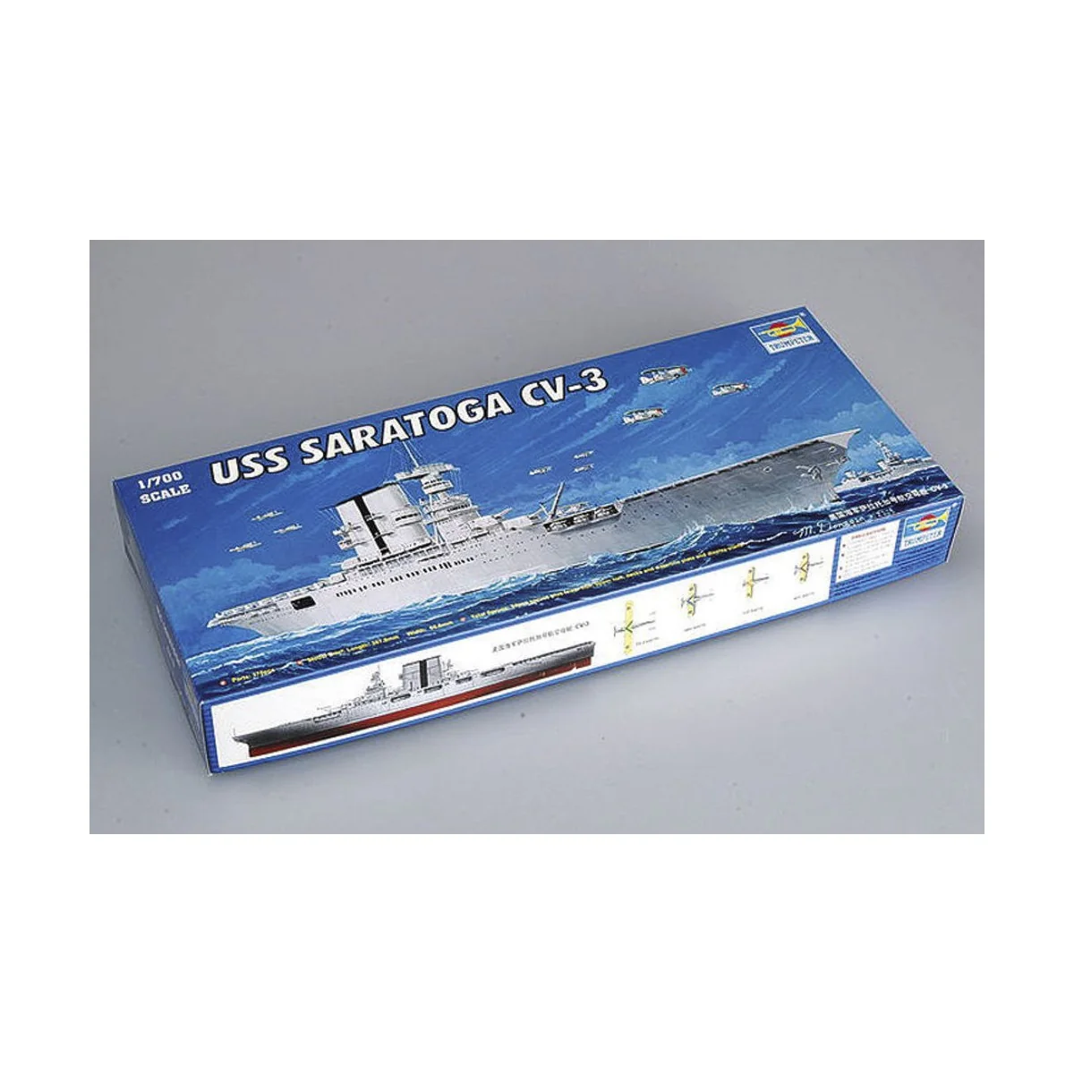USS Saratoga CV-3, 1/700 - Trumpeter 05738