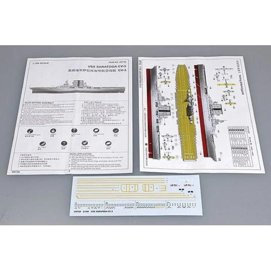 USS Saratoga CV-3, 1/700 - Trumpeter 05738