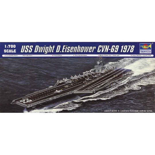 USS Dwight D. Eisenhower CVN-69 1978, 1/700 - Trumpeter 05753