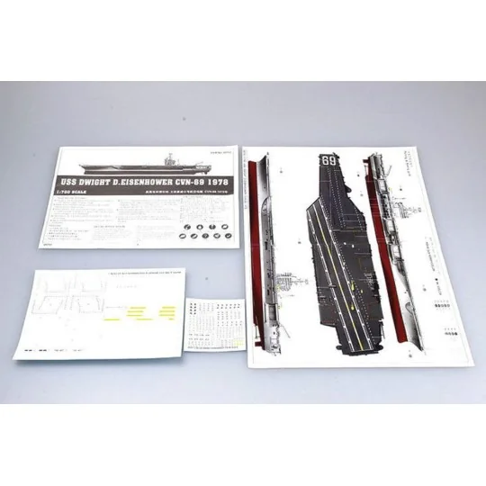USS Dwight D. Eisenhower CVN-69 1978, 1/700 - Trumpeter 05753