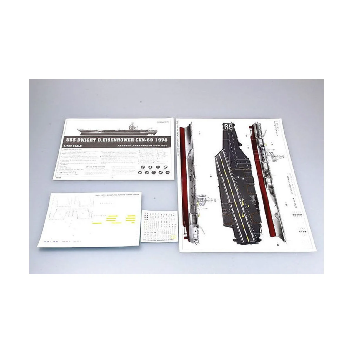USS Dwight D. Eisenhower CVN-69 1978, 1/700 - Trumpeter 05753